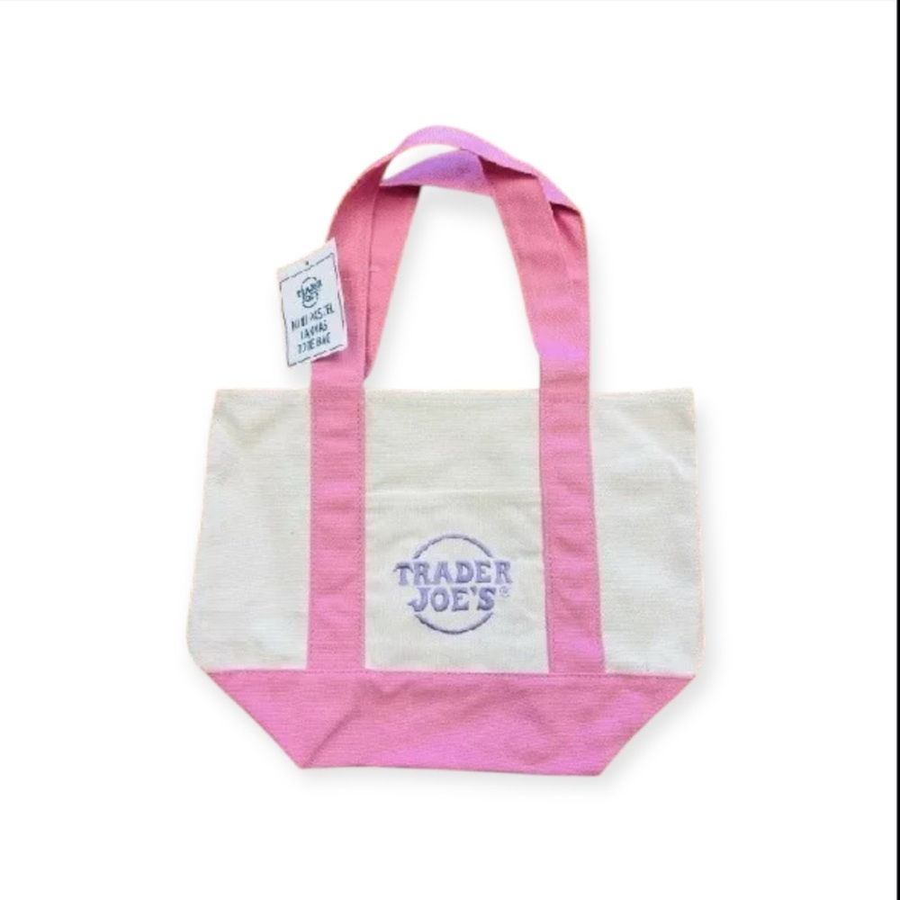 Pink and Cream Tote Bag
